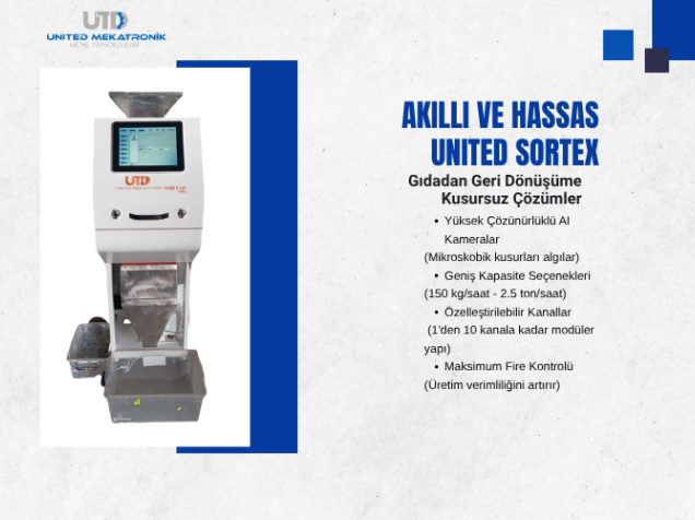 United Mekatronik Sortex  Renk Ayırma Makinesi